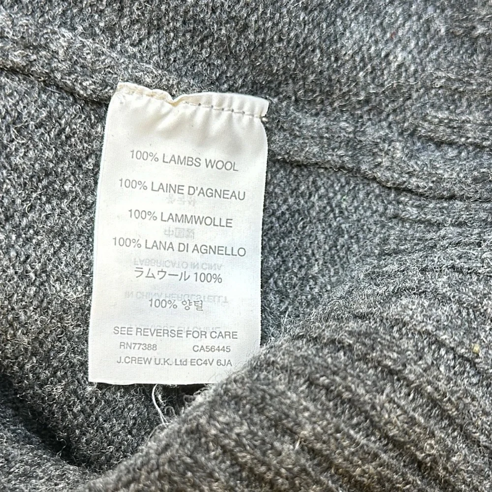 J. Crew 1/4 Zip Wool Sweater